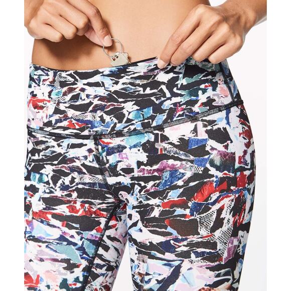 Lululemon Wunder Under Low Rise Tight Full-On Luxtreme Culture Clash Size 8 - Picture 4 of 12